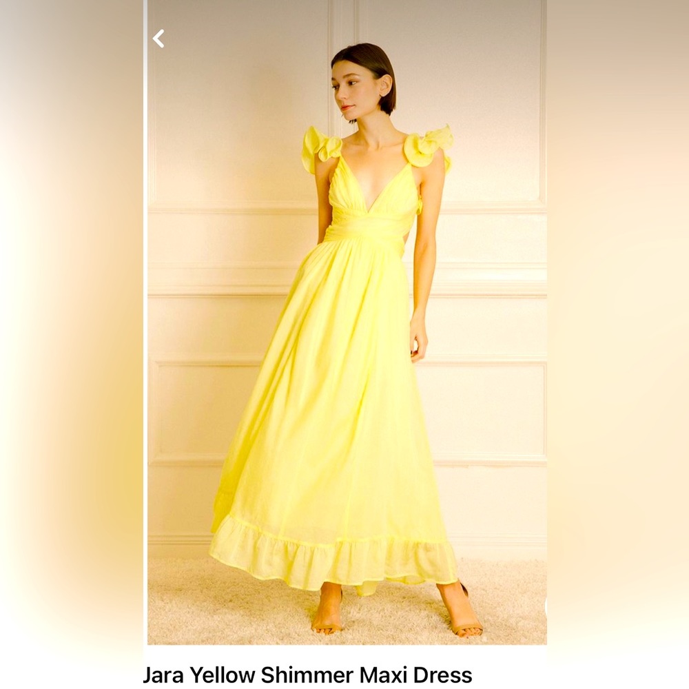 Jara yellow dress